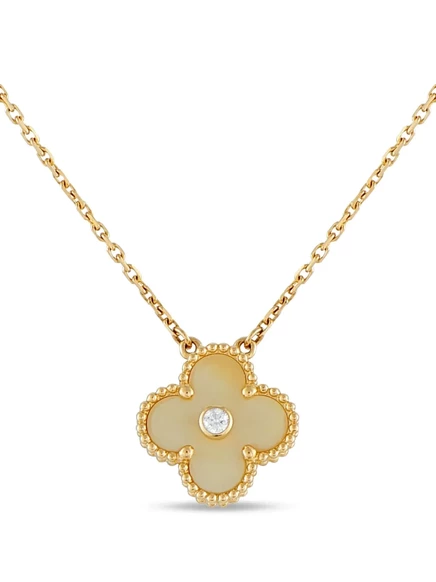 Женская подвеска Van Cleef & Arpels Alhambra 18K, с бриллиантом