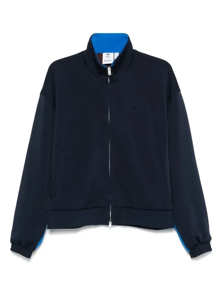 Спортивная куртка Adidas Trefoil с логотипом, синяя