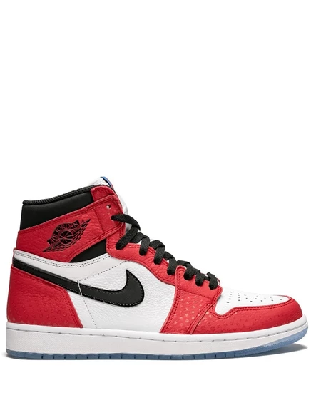 Унисекс кроссовки Jordan AJ1 «Origin Story», красно-белые