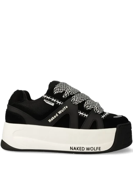 Мужские кроссовки Naked Wolfe Slide платформенные, черные