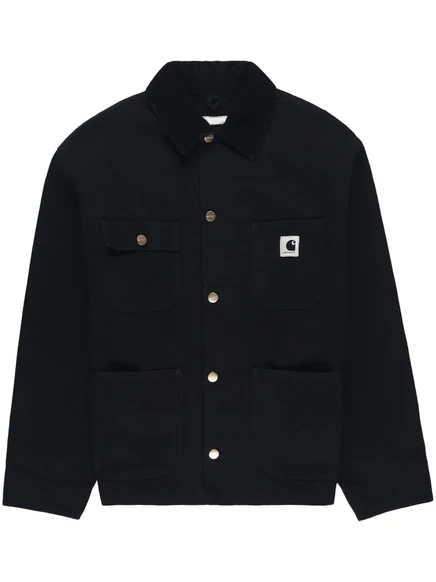 Женская рубашка-жакет Carhartt WIP с логотипом, черная