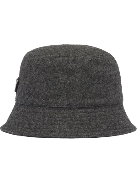 Мужская панама Prada Loden из шерсти, серая