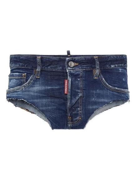 Джинсовые шорты DSQUARED2 blue