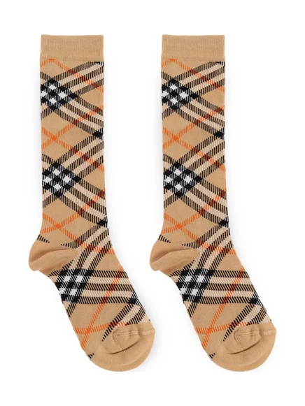 Детские носки Burberry Kids, бежевые