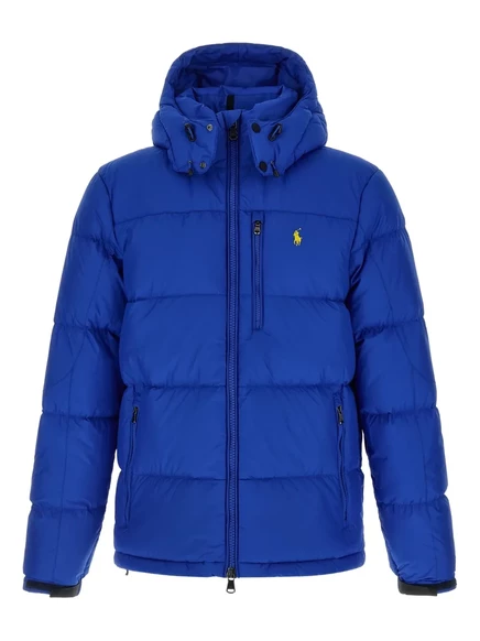 Мужская стёганая пуховая куртка Polo Ralph Lauren, синяя