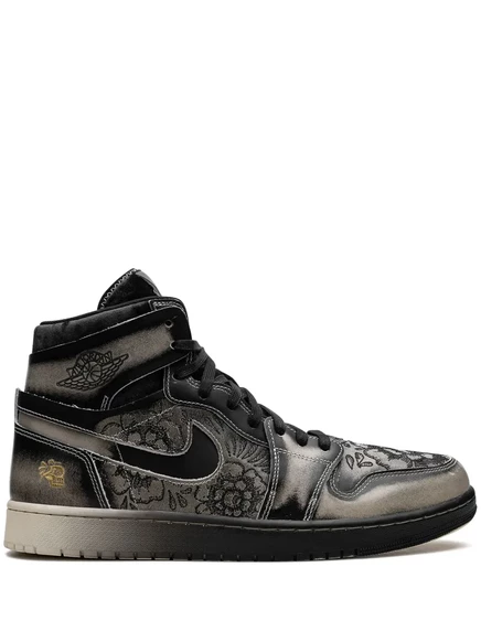 Кроссовки Jordan AJ1 Dia de los Muertos, черные