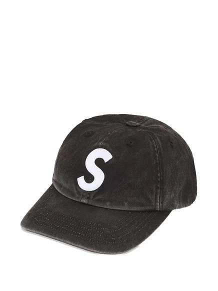 Мужская кепка Supreme с пигментным покрытием, черная