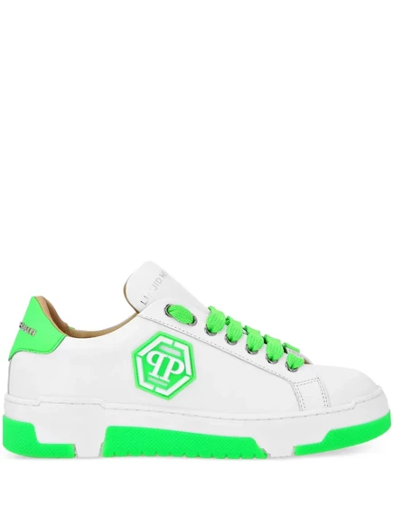Унисекс кеды Philipp Plein Hexagon-logo, белые