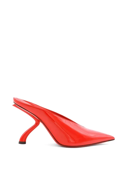 Женские мюли Ferragamo Itaca кожаные, красные