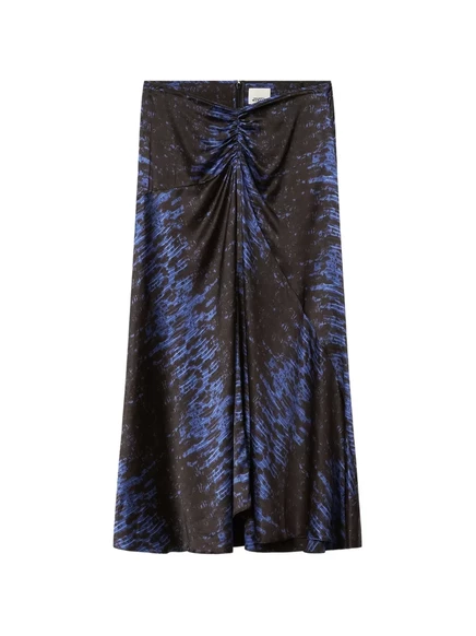 Женская шелковая юбка Isabel Marant Laren, коричневая