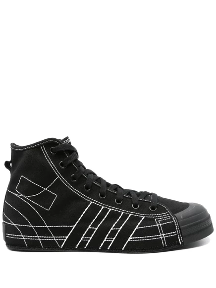 Унисекс кроссовки Y-3 Nizza высокие, черные