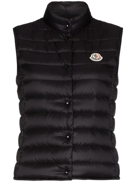 Женский стеганый жилет Moncler Liane, черный