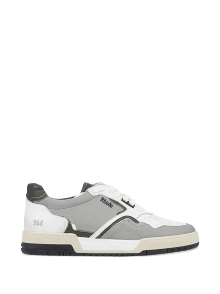 Мужские высокие кроссовки RHUDE 964 панельные, серые