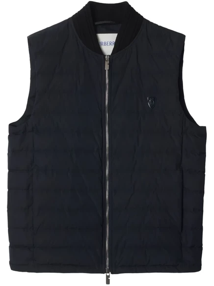 Жилет из пуховика Burberry blue