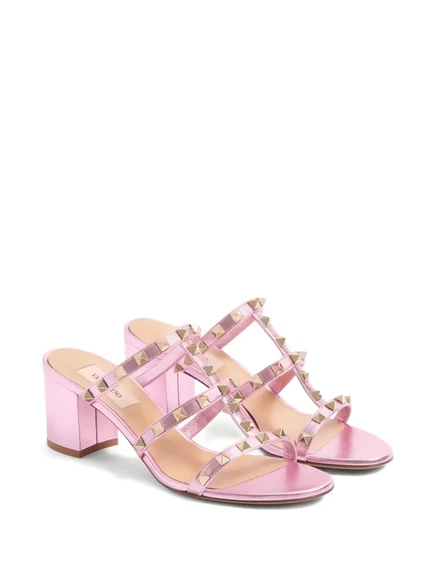 Босоножки Valentino Garavani 60 мм Rockstud pink