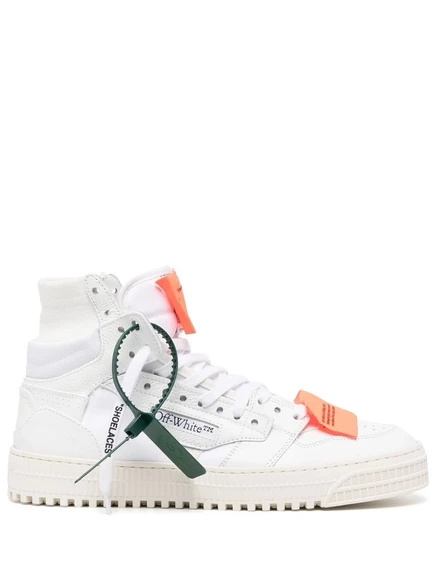 Мужские высокие кроссовки Off-White 3.0 Off Court, белые