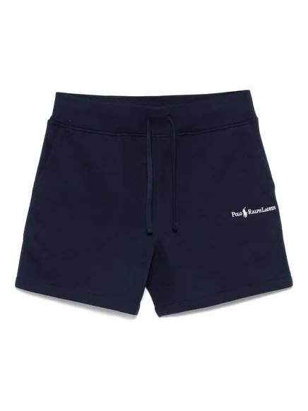 Спортивные шорты с вышитым логотипом Polo Ralph Lauren blue