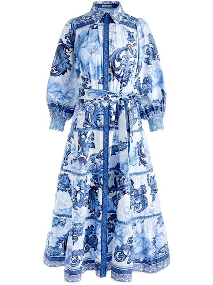 Женское платье Alice & Olivia Geneva миди, нейтральное