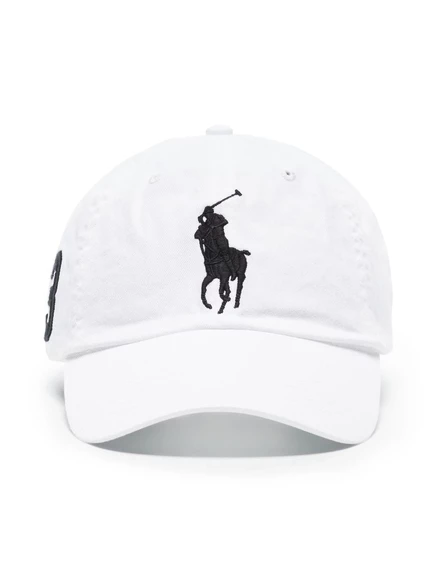Мужская кепка Polo Ralph Lauren с вышитым логотипом, белая