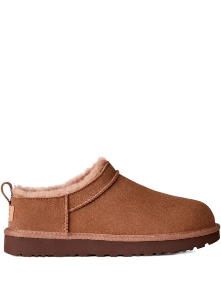 Женские ботинки UGG Classic Micro на меху, коричневые
