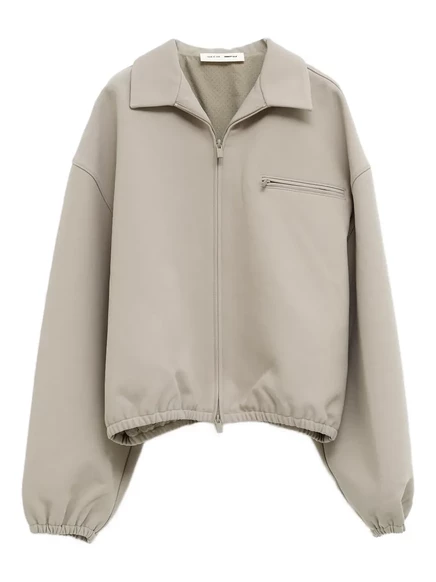 Мужская бомбер-куртка Fear Of God Essentials Zip-up, серая