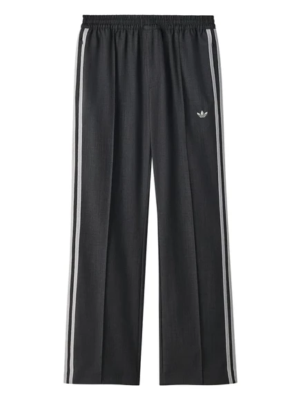 брюки с логотипом adidas x Wales Bonner trefoil grey