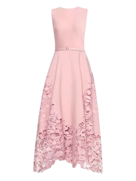 Женское платье Oscar de la Renta Cherry кружевное, розовое