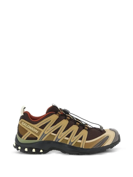 Кроссовки Salomon с шнуровкой Quicklace, коричневые