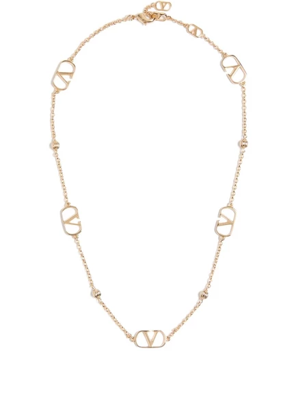 Женское ожерелье Valentino Garavani VLogo Signature, золотистое