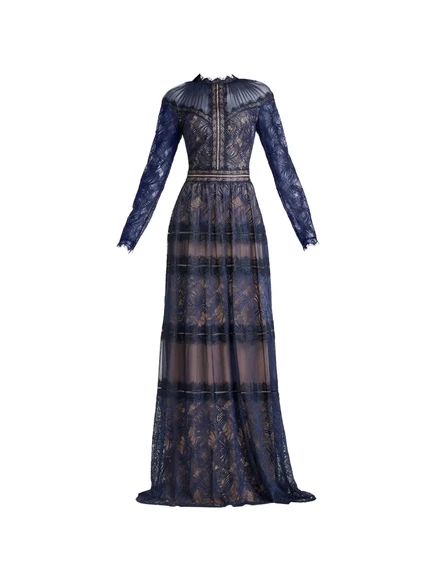 Женское платье Tadashi Shoji Debore, синее