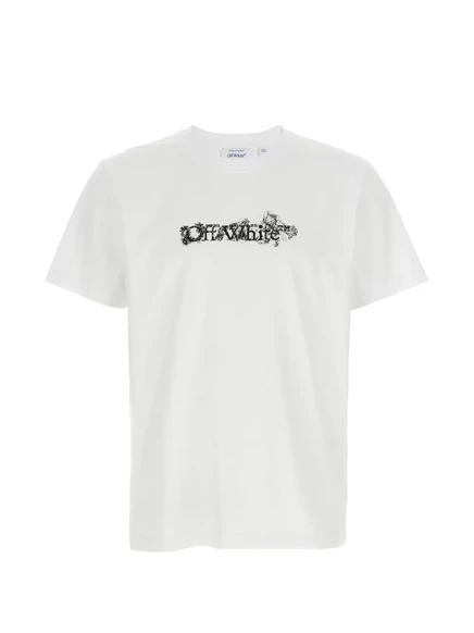 Мужская футболка Off-White Heraldic Treshold Arrows, белая