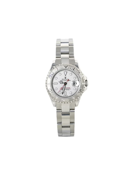 Женские часы Rolex Yacht-Master 29 мм из стали, серебристые