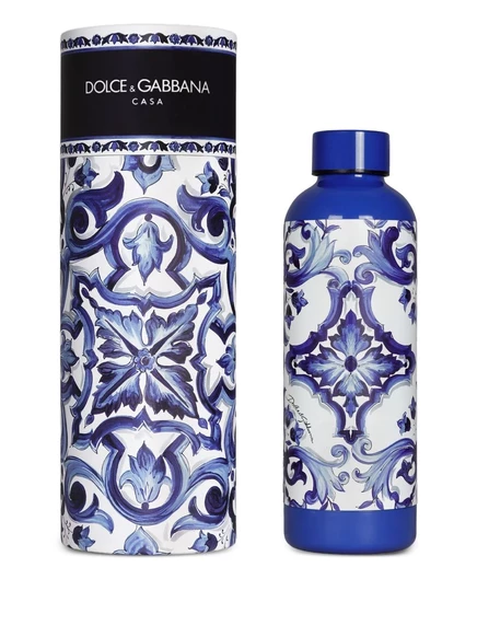 Термос Dolce & Gabbana с принтом, синий