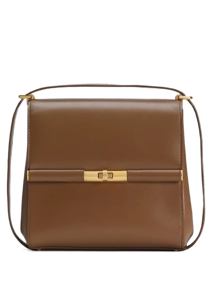 Кожаная мини-сумка Dolce & Gabbana Marlene brown