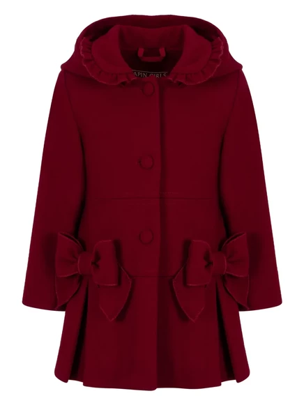 Шерстяное пальто Lapin House red