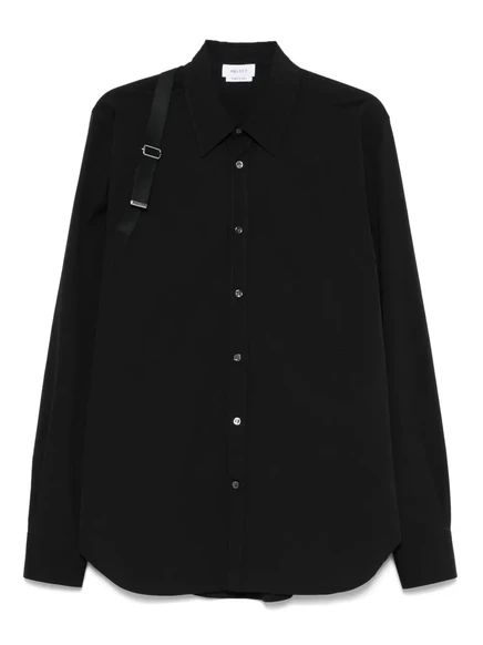 Рубашка из поплина от Alexander McQueen black