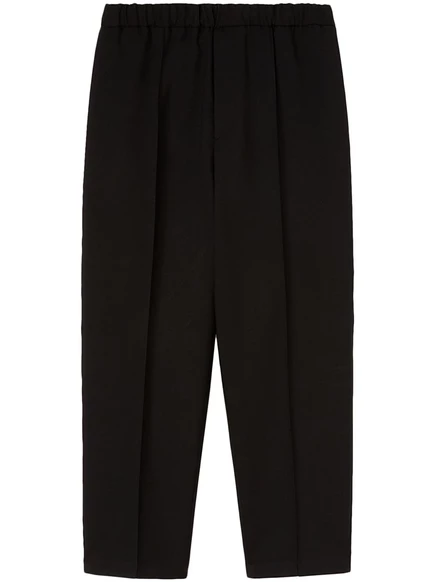 Мужские брюки Jil Sander классические широкие, черные