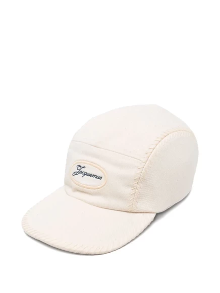 Кепка Jacquemus с вышитым логотипом, белая