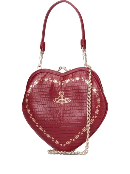 Женская сумка Vivienne Westwood Belle Heart Frame, красная