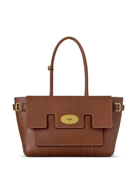 Женская сумка на плечо Mulberry Buckle Bayswater, коричневая