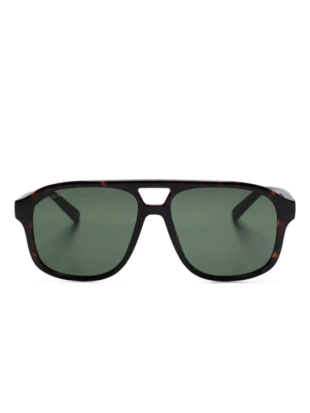 Мужские солнцезащитные очки Gucci Eyewear, коричневые