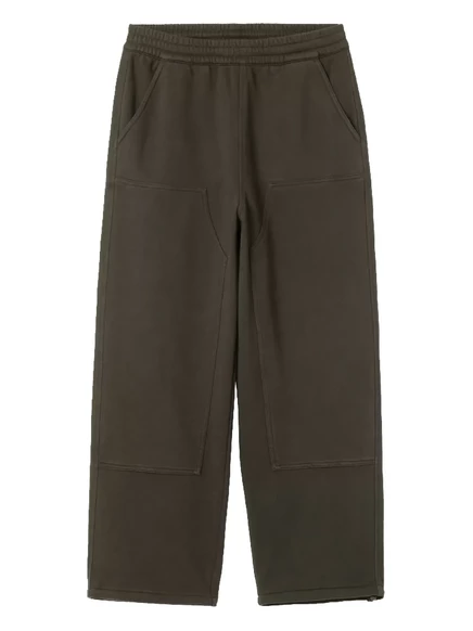 Мужские спортивные штаны Carhartt WIP с заплатами, оливковые