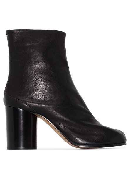 Ботильоны Maison Margiela Tabi длиной 80 мм black