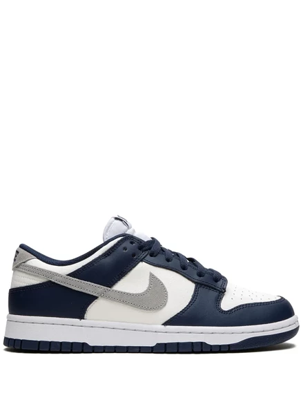 Низкие кроссовки Nike Dunk Low, темно-синие/светло-серые