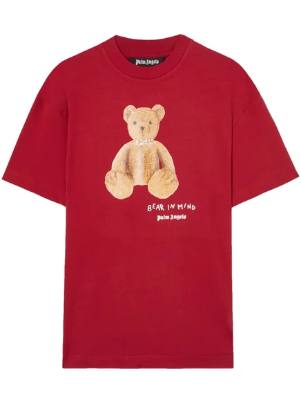 Мужская футболка Palm Angels Bear In Mind, красная