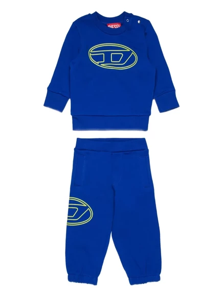 Мальчиковый спортивный костюм Diesel Kids с логотипом, синий