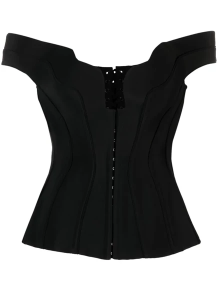 Женский корсет Mugler Impossible Neckline, черный