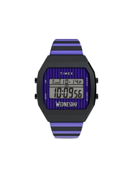 Мужские часы Timex T80 36 мм цифрово-аналоговые, фиолетовые