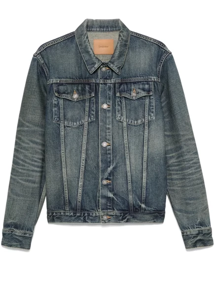 Джинсовая куртка Saint Laurent  blue