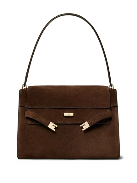 Женская плечевая сумка Tory Burch Lee Radziwill, коричневая